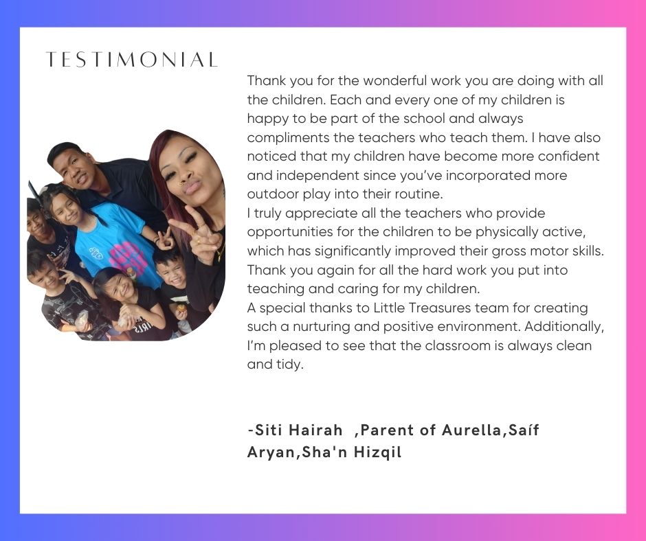 Siti Hairah with children smiling together